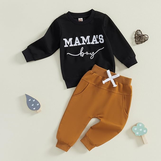 Mama’s Boy 2-Piece Baby Outfit Set - Image 2