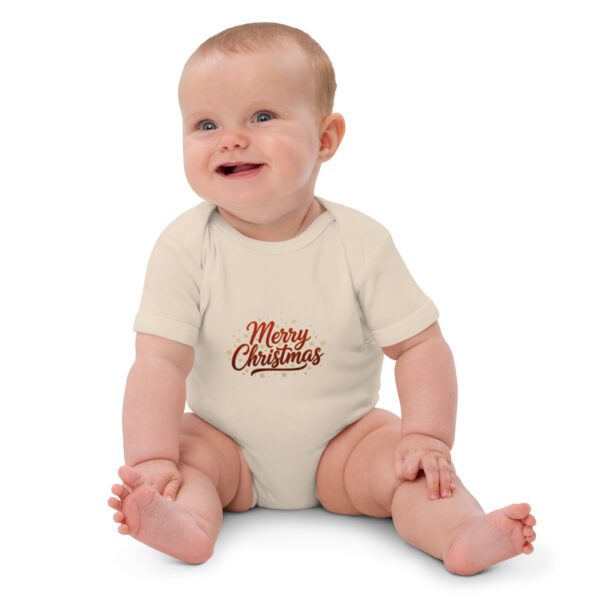 Christmas Organic Cotton Baby Bodysuit