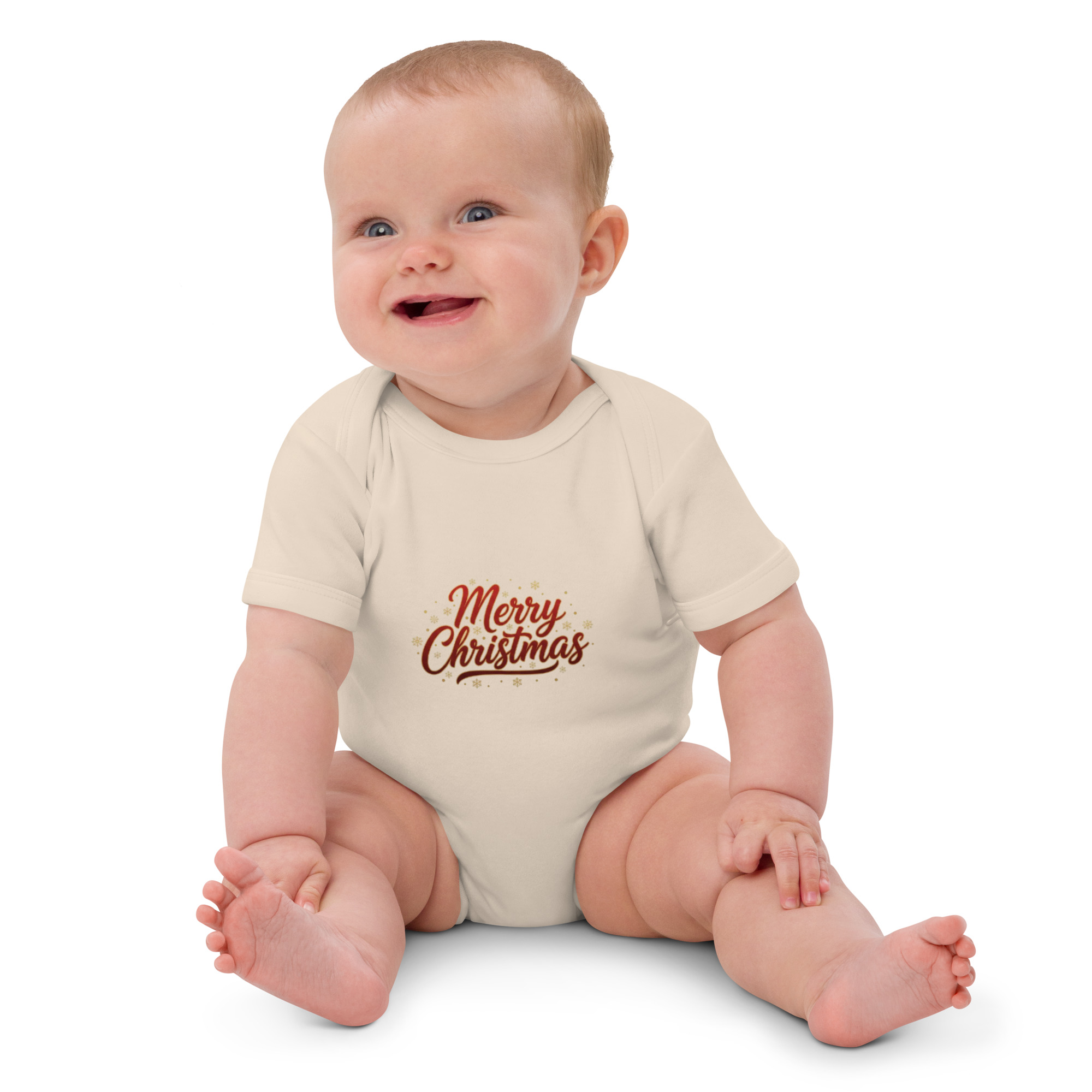 Christmas Organic Cotton Baby Bodysuit