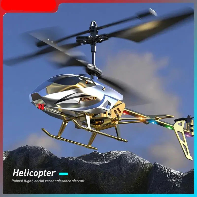 RC Helicopter Lights Remote Control Aircraft for Kids - Image 2