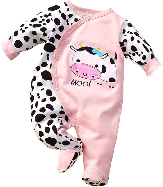 Baby Clothes Girl Long Sleeve Romper, Cartoon Cotton Girls Clothes, Baby Grows Outfits Romper Set, Unisex Newborn Clothing Gift, Cute Newborn Bodysuits 0-3 Months - Image 6