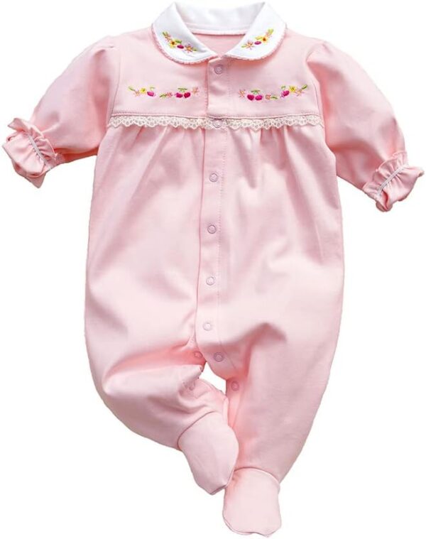 Baby Clothes Girl Long Sleeve Romper, Cartoon Cotton Girls Clothes, Baby Grows Outfits Romper Set, Unisex Newborn Clothing Gift, Cute Newborn Bodysuits 0-3 Months