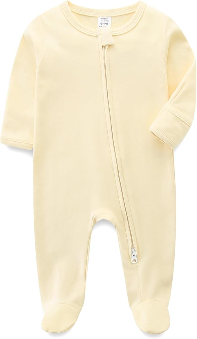 Baby Boy Girl Clothes, Baby Grows, Newborn Clothing, Newborn Clothes Romper Cotton Long Sleeve, Bodysuits Double Zipper, Girl Boy Outfits Set 0-3 Months - Image 18