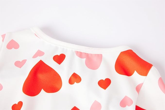 Girls Christmas Red Dress Toddler Long Sleeves Green Tulle Tutu Party Dresses Xmas Outfits - Image 5