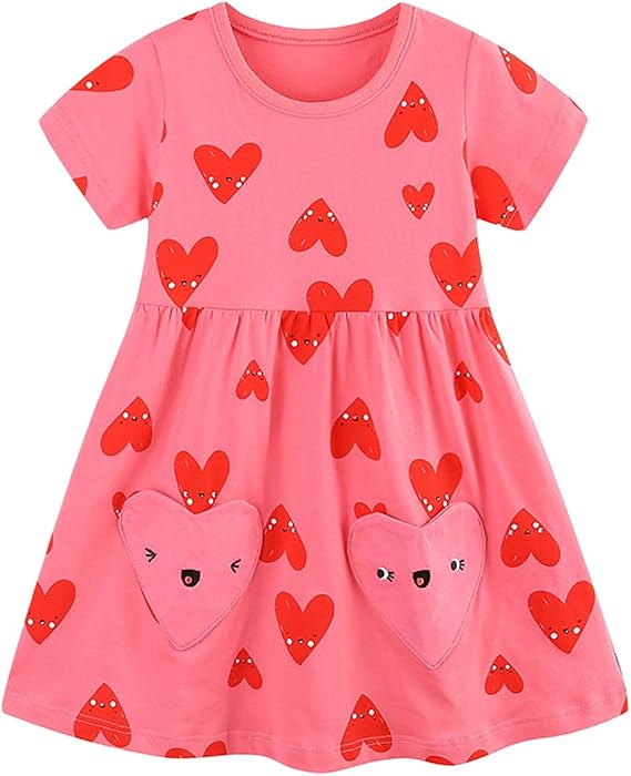 Generisch 2026 Children's Mesh Dress Stylish Little Girls Dress
