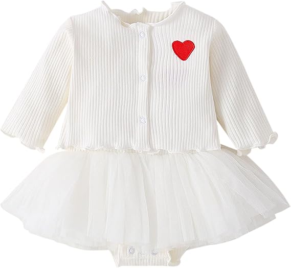 Babies Newborn Girls Boys Knitted Ribbed Solid Spring Winter Long Sleeve Cardigan Romper Dress Hat Clothing Set - Image 5