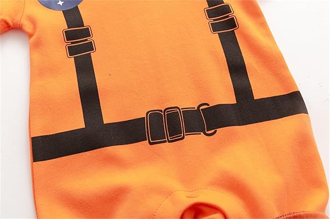 Generisch Infant Girls & Boys Cute Astronaut Long Sleeve Pullover Romper Newborn Sweatshirt Bodysuits Romper - Image 6