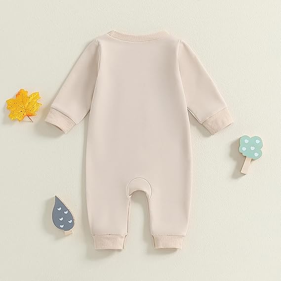 Geagodelia Newborn Baby Boy Little Bean Baby Grow Long Sleeve Romper One Piece Outfit Cotton Autumn Winter Clothes for Babies - Image 3