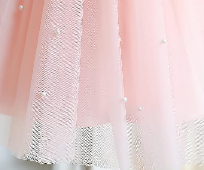 Baby Girl Dress Toddler Flower Party Princess Dress - Image 3