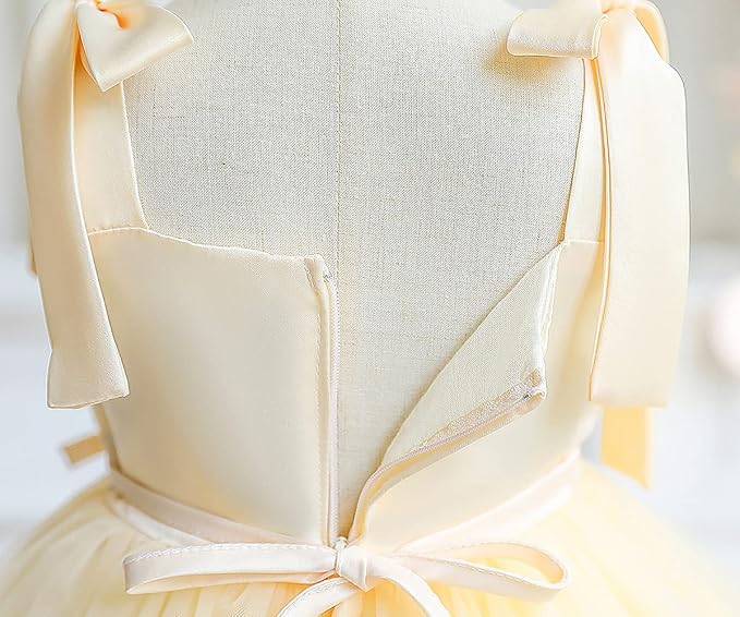 Baby Girl Dress Toddler Flower Party Princess Dress - Image 2