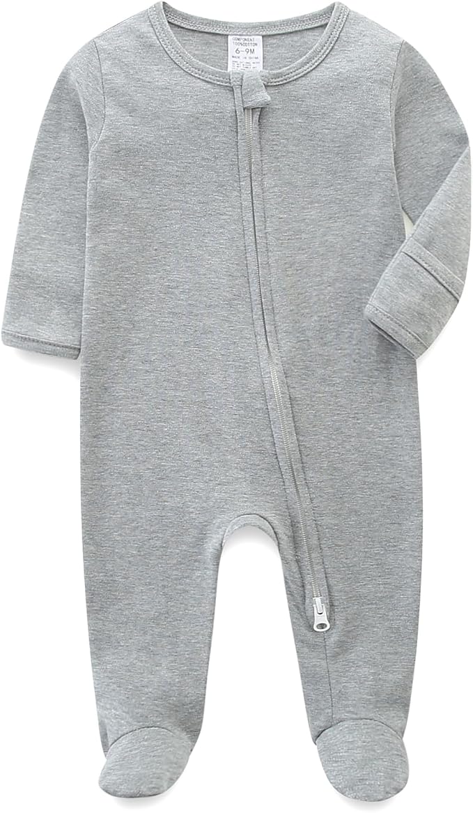 Baby Boy Girl Clothes, Baby Grows, Newborn Clothing, Newborn Clothes Romper Cotton Long Sleeve, Bodysuits Double Zipper, Girl Boy Outfits Set 0-3 Months - Image 10