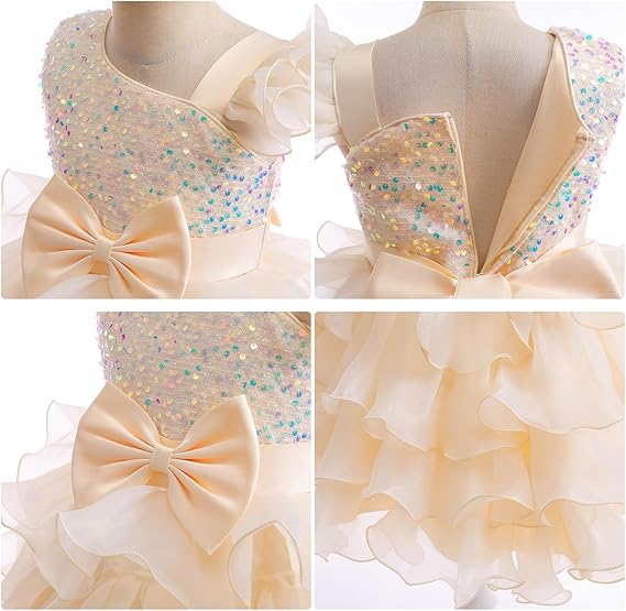 Sleeveless One-Shoulder Dress - Image 15