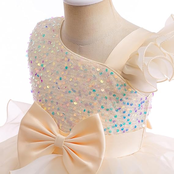 Sleeveless One-Shoulder Dress - Image 16