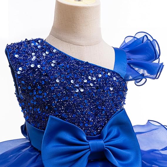 Sleeveless One-Shoulder Dress - Image 9