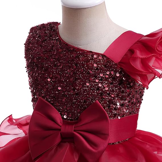 Sleeveless One-Shoulder Dress - Image 3