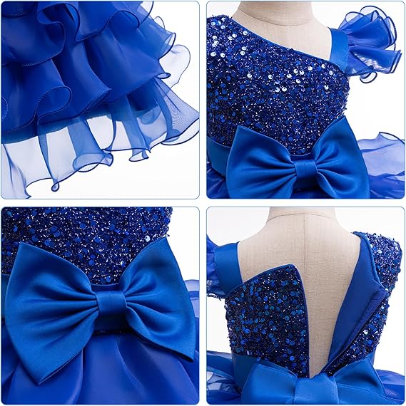 Sleeveless One-Shoulder Dress - Image 10