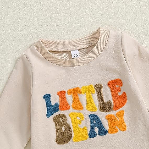 Geagodelia Newborn Baby Boy Little Bean Baby Grow Long Sleeve Romper One Piece Outfit Cotton Autumn Winter Clothes for Babies - Image 4