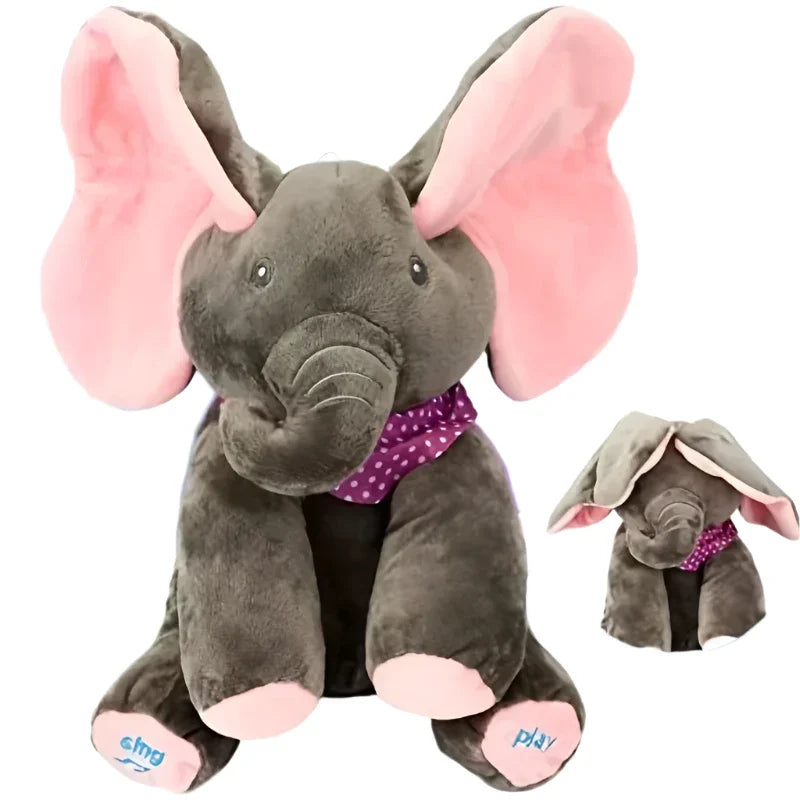 Animated Singing Elephant Plush Toy with Moving Ears - Image 2