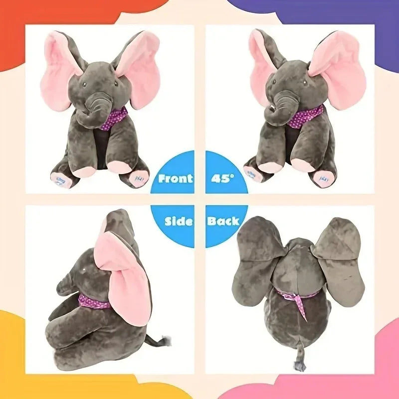 Animated Singing Elephant Plush Toy with Moving Ears - Image 4